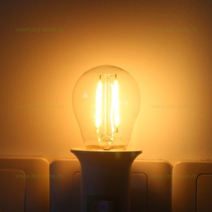 Bec LED E27 2W Glob Clar G45 - Img 2