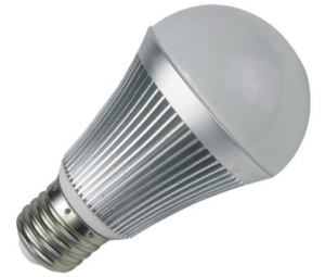 Bec LED E27 7W Glob Mat Aluminiu - Img 1