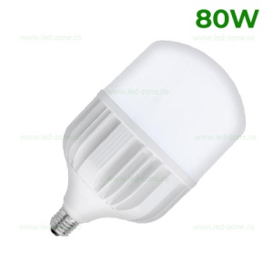 Bec LED E27 80W Dispersor Mat Plastic TORCH - Img 2