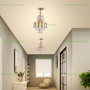Candelabru 3 Socluri E14 Cristal LZ86534-300 - Img 1