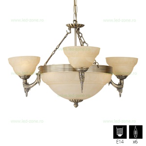Candelabru 6 Socluri E14 Marbella LZ85857 - Img 1