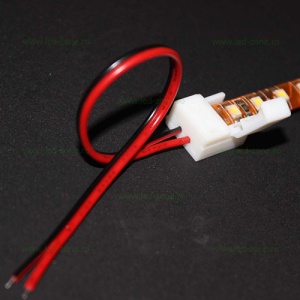 Conector Alimentare 2 Fire Banda LED 5050 12V Silicon