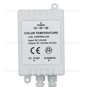Controller Banda LED Dual White CCT 6A IR - Img 2