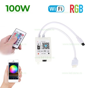 Controller Banda LED RGB 8A 100W WI-FI LZ01