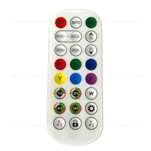 Controller Banda LED RGB Digitala RF si Bluetooth Muzical 6 Iesiri SP107E - Img 2