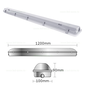 Corp Iluminat LED 60W 150cm IP65 - Img 5