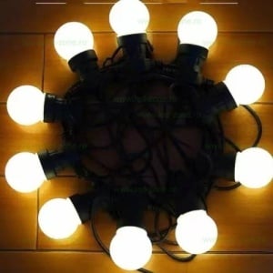 Ghirlanda 10M cu 20 Becuri LED Glob Mat