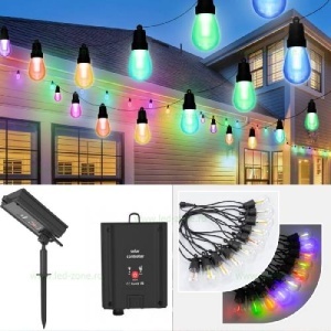 Ghirlanda LED Gradina Solara RGB 6.5M 10 Becuri