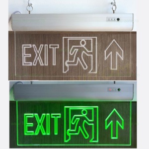 Indicator LED Exit Sus Acril - Img 2