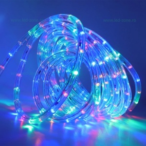 Instalatie LED SMD Furtun Diverse Culori Efect Ploaie 10m - Img 3