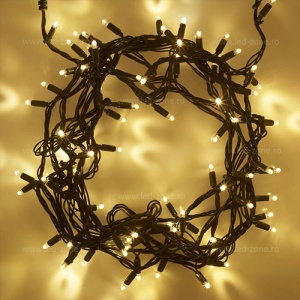 Instalatie Pom Craciun 100 LED-uri Diverse Culori Fir Negru 8m - Img 3