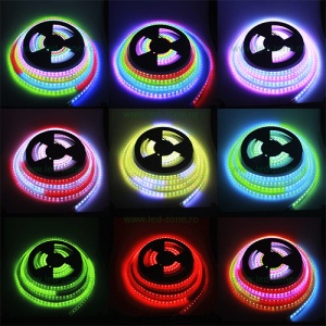 Kit Banda LED 5050 30 SMD/ML Digitala RGB 12V - Img 3