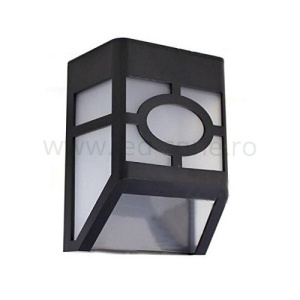 Lampa LED Exterior 0.5W 2 LED-uri Solara Negru - Img 4
