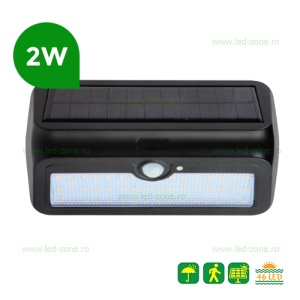 Lampa LED Exterior 2W 46 SMD Solara Senzor - Img 2