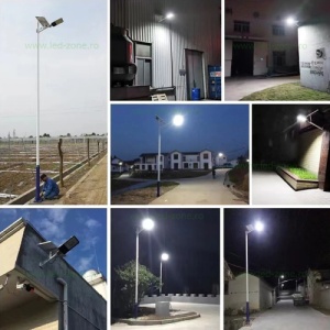 Lampa LED Iluminat Stradal 300W SMD Solara cu Suport si Telecomanda LZ98SOL112 - Img 2