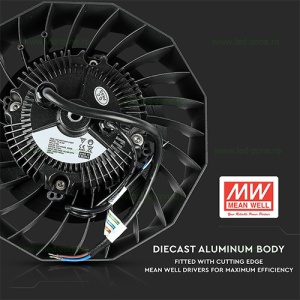 Lampa LED Industriala 100W UFO Premium 18000Lm Driver Meanwell - Img 8