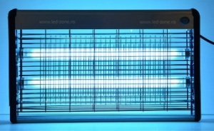 Lampa Sterilizare 20W cu 2xTUB T8 UV-C si Intrerupator