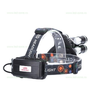 Lanterna LED Frontala 30W 5LED Acumulator - Img 2