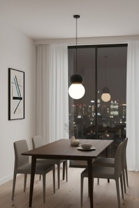Lustra 1 Soclu G9 LZ3081 Neagra