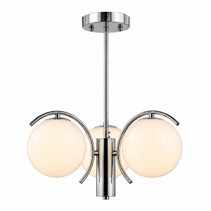 Lustra 3 Socluri E27 Crom LZ1003-3