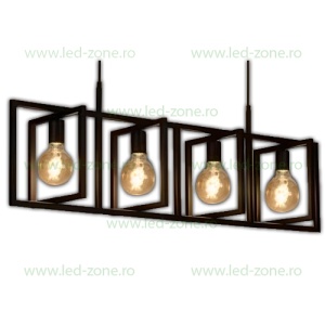 Lustra 4 Socluri Vintage E27 LZ8183-4