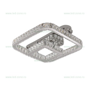 Lustra LED 108W 3 Functii Dimabila cu Telecomanda Cristal LZ9675-500F - Img 2