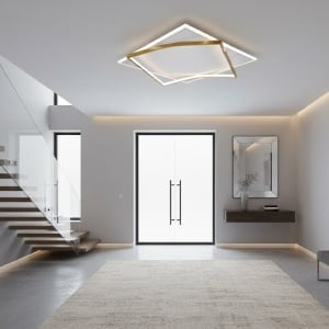 Lustra LED 108W Aurie 3 Functii cu Telecomanda LZG3826-400 - Img 3