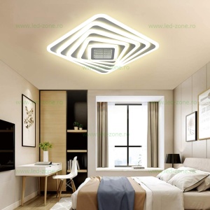 Lustra LED 110W 3D 3 Functii cu Telecomanda LZ9793-480F - Img 4
