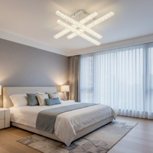 Lustra LED 112W Alba 3 Functii cu Telecomanda LZ3749-4