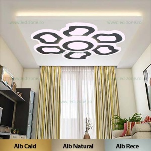Lustra LED 120W 3 Functii Dimabila cu Telecomanda LZ8119-3 - Img 1