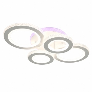 Lustra LED 120W Alba 3 Functii cu Telecomanda LZ82 RGB