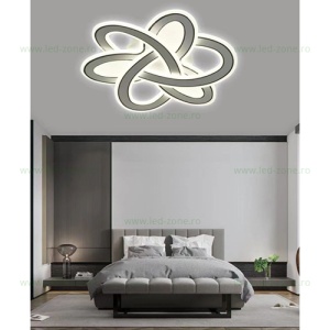 Lustra LED 140W 3 Functii Dimabila cu Telecomanda LZ1756-3 - Img 2