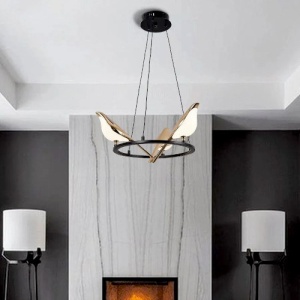Lustra LED 30W Neagra 3 Functii LZ818-3