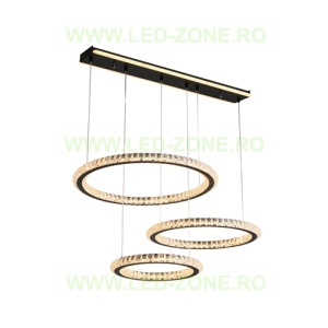 Lustra LED 314W 3 Functii Dimabila cu Telecomanda Cristal LZ5919-3