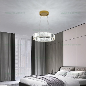 Lustra LED 32W 3 Functii cu Telecomanda Cristal LZ7102-400