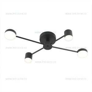 Lustra LED 36W 3 Functii Dimabila cu Telecomanda LZ4217-2+2 - Img 3