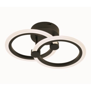 Lustra LED 36W Neagra 3 Functii LZ9502-2