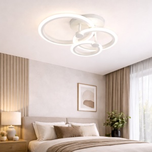 Lustra LED 56W 3 Functii Dimabila cu Telecomanda LZ6601-3