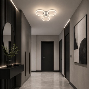 Lustra LED 70W Crom cu Telecomanda LZ9292-3