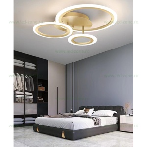 Lustra LED 76W 3 Functii Dimabila cu Telecomanda LZ3862-3 - Img 2