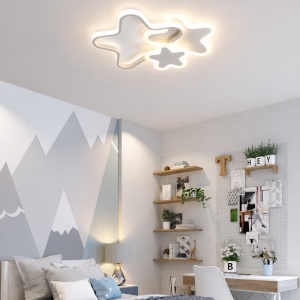 Lustra LED 80W Alba cu Telecomanda LZ132