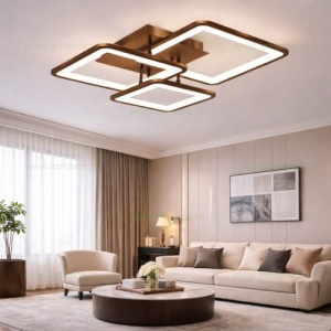 Lustra LED 80W Maro 3 Functii cu Telecomanda LZ131