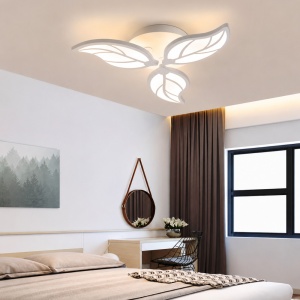 Lustra LED 86W Alba 3 Functii cu Telecomanda LZ93-3
