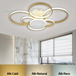 Lustra LED 86W Dimabila 3 Functii cu Telecomanda LZR9035 - Img 1