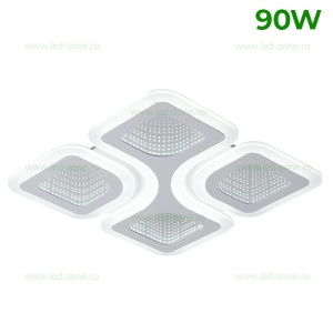 Lustra LED 90W 3D 3 Functii cu Telecomanda LZ9796-480