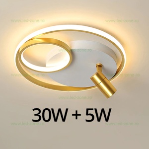Lustra LED Moderna 35W 3 Functii Dimabila cu Telecomanda LZ1050-1 - Img 4