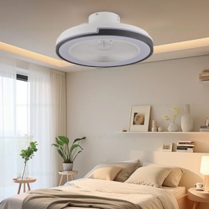 Lustra LED Rotunda cu Ventilator si Telecomanda Mod Vara/Iarna LZCF01 - Img 6