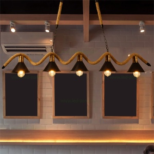Lustra Rustic Industrial 5 Socluri E27 LZ1080-5 - Img 3