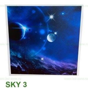Panou LED Incastrabil 72W 60x60cm Ultra Slim Alb Decorativ SKY - Img 2