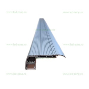 Profil Aluminiu Aplicat Trepte Dispersor Mat 2M 12MM LZ2544